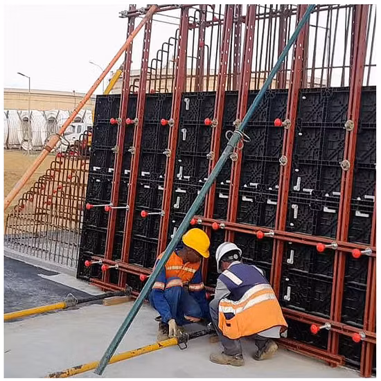 Kunststoffbetonschalung für Beton