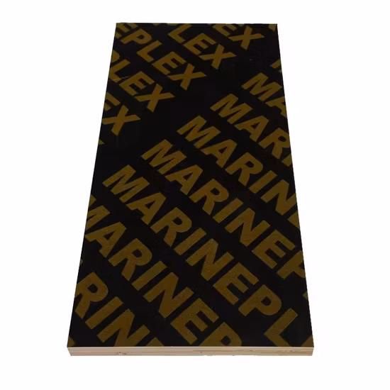 Marineplex 1220 x 2440 x 18 mm braun/schwarz filmbeschichtetes Sperrholz/Marine-/Schalungssperrholz/ mit Vollkern/Keilzinkenkern-Konstruktionsschalungs-Baumaterialien
